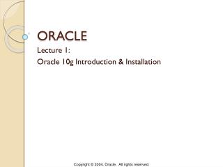 ORACLE