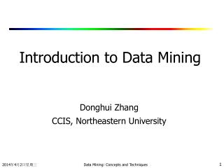 Introduction to Data Mining