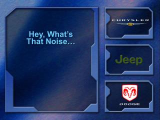 Hey, What’s That Noise…
