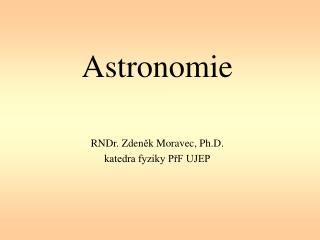 Astronomie