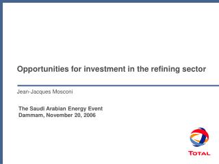 Opportunities for investment in the refining sector