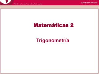 Matemáticas 2
