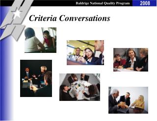 Criteria Conversations