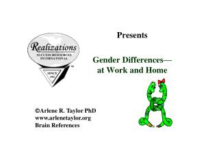 Presents Gender Differences— at Work and Home