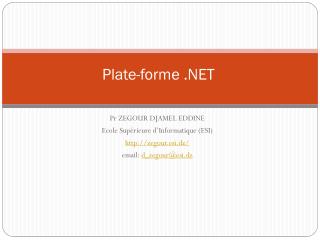 Plate-forme .NET