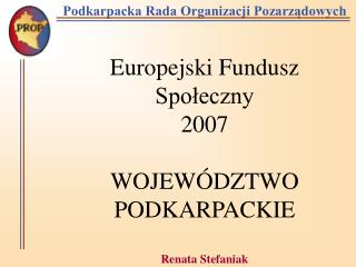 Podkarpacka Rada Organizacji Pozarządowych