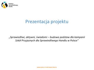 Prezentacja projektu