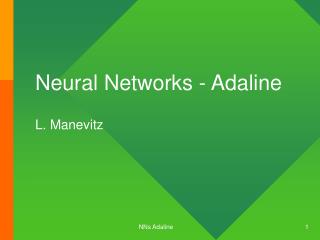 Neural Networks - Adaline