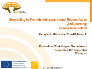 Consortium Workshop on Sectarianism September 18 th September Monaghan