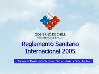 Reglamento Sanitario Internacional 2005