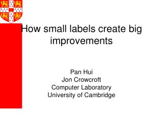 How small labels create big improvements