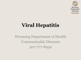 Viral Hepatitis