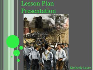 Lesson Plan Presentation