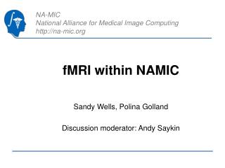 fMRI within NAMIC