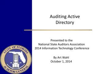 Auditing Active Directory