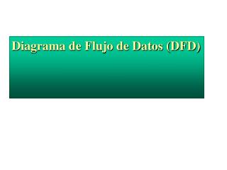 Diagrama de Flujo de Datos (DFD)