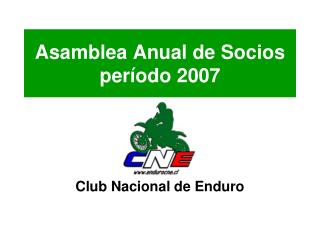 Asamblea Anual de Socios período 2007