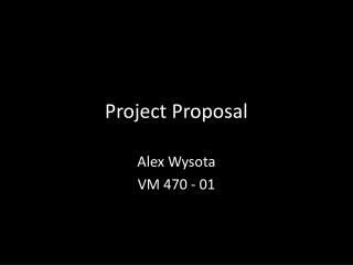 Project Proposal