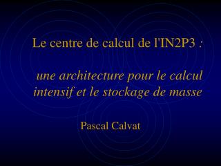 Pascal Calvat