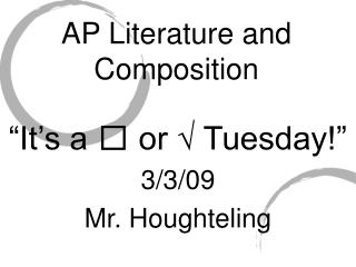 AP Literature and Composition