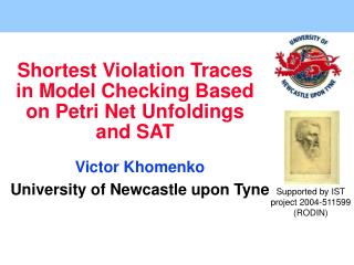 Shortest Violation Traces in Model Checking Based on Petri Net Unfoldings and SAT