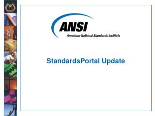 StandardsPortal Update