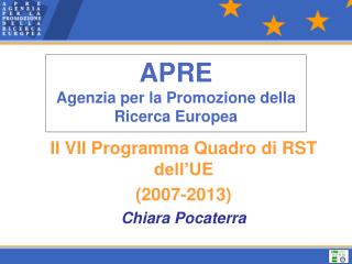 APRE Agenzia per la Promozione della Ricerca Europea