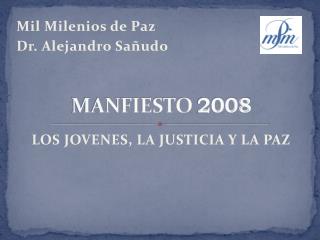 MANFIESTO 2008