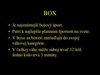 BOX