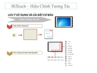 HiTeach – Hiệu Chỉnh Tương Tác