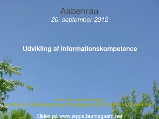 Aabenraa 20. september 2012