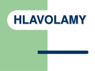 HLAVOLAMY