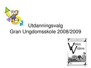 Utdanningsvalg Gran Ungdomsskole 2008/2009