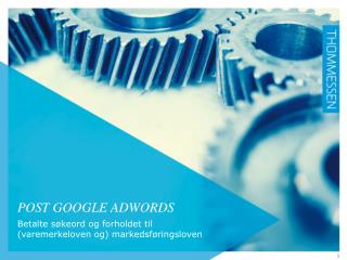 Post Google AdWords