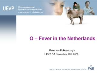 UEVP is a section of the Federation of Veterinarians of Europe