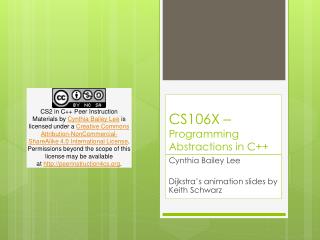 CS106X – Programming Abstractions in C++