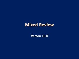 Mixed Review