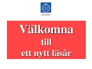 Välkomna till ett nytt läsår