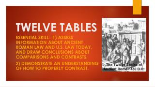 TWELVE TABLES