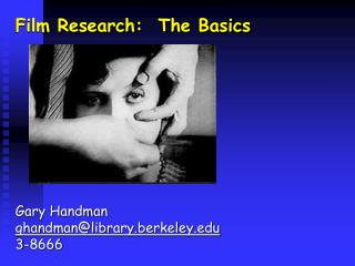 Film Research: The Basics