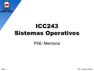 ICC243 Sistemas Operativos