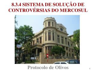 8.3.4 SISTEMA DE SOLUÇÃO DE CONTROVÉRSIAS DO MERCOSUL