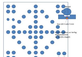Duo-LED 3 oder 5 mm