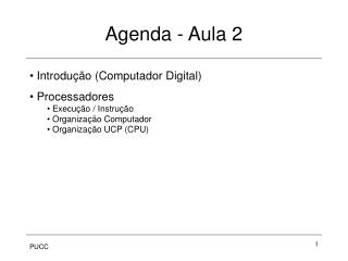 Agenda - Aula 2