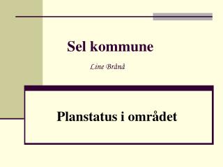 Sel kommune Line Brånå