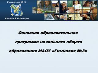 Основная образовательная программа начального общего образования МАОУ «Гимназия №3»