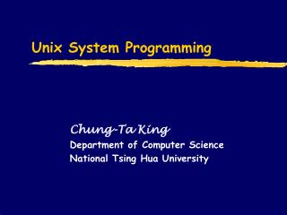 Unix System Programming