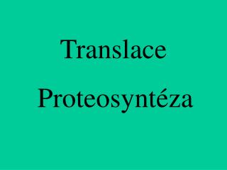 Translace