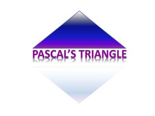 Pascal’s triangle