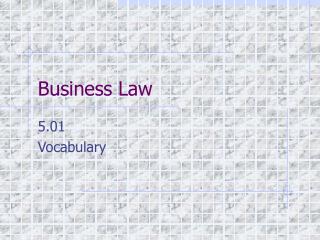 Business Law